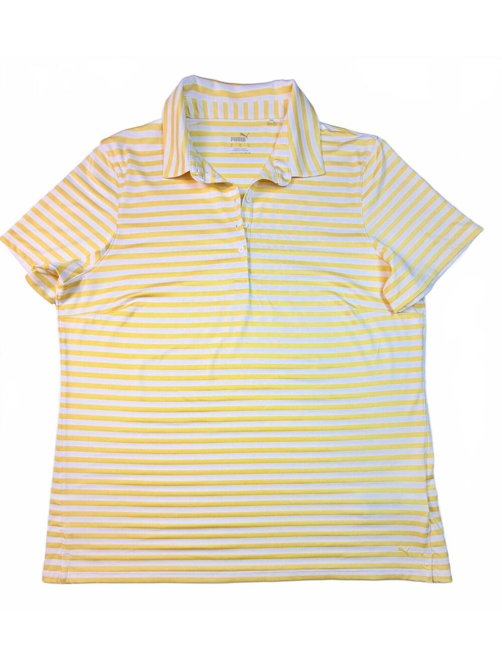 PUMA Women's MATTR Somer Stripe Golf Polo XL